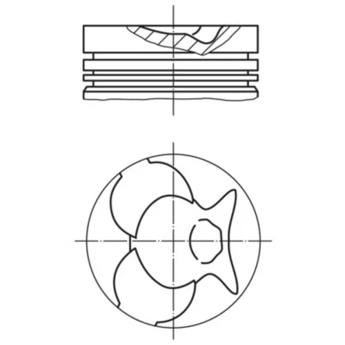 Piest MAHLE 001 33 00 - obr. 1