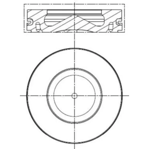 Piest MAHLE 081 PI 00100 000 - obr. 1