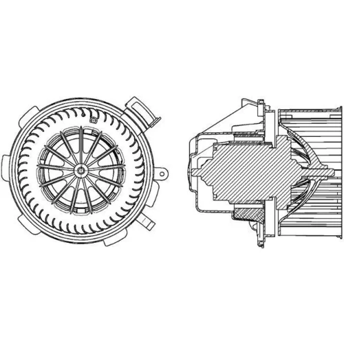 Vnútorný ventilátor MAHLE AB 88 000P - obr. 1