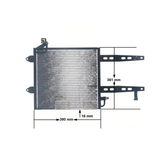 Kondenzátor klimatizácie MAHLE AC 216 000S - obr. 10