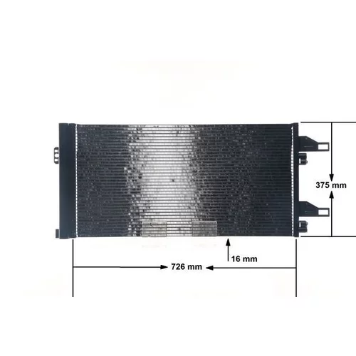 Kondenzátor klimatizácie MAHLE AC 363 000S - obr. 1