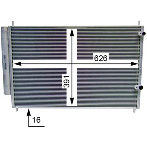 Kondenzátor klimatizácie MAHLE AC 801 000S - obr. 4