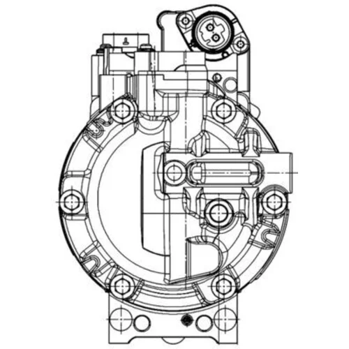 Kompresor klimatizácie MAHLE ACP 1453 000P - obr. 6