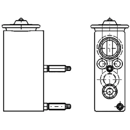 Expanzný ventil klimatizácie MAHLE AVE 67 000P - obr. 2