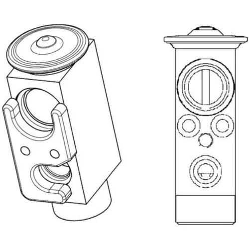 Expanzný ventil klimatizácie MAHLE AVE 72 000P - obr. 1