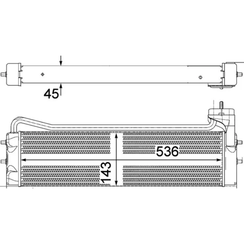 Chladič motorového oleja CLC 110 000P /MAHLE/ - obr. 1