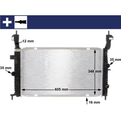 Chladič motora MAHLE CR 2120 000S