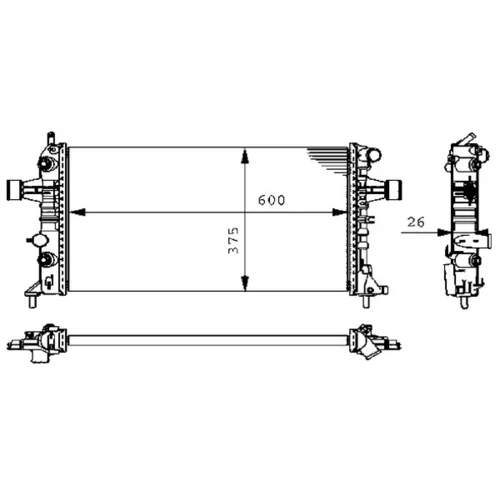 Chladič motora MAHLE CR 228 000S - obr. 11