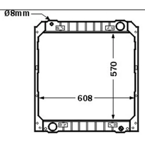 Chladič motora MAHLE CR 502 000P - obr. 1