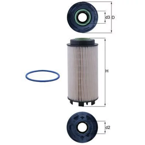 Palivový filter MAHLE KX 403/1D