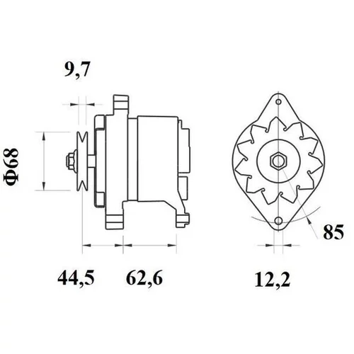 Alternátor MAHLE MG 43 - obr. 1