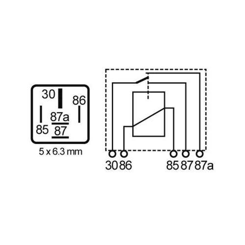 Relé pracovného prúdu MAHLE MR 65 - obr. 1