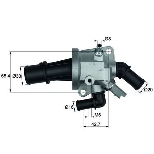 Termostat chladenia MAHLE TI 153 88