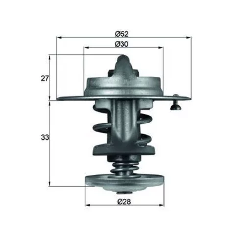 Termostat chladenia MAHLE TX 80 83 - obr. 2