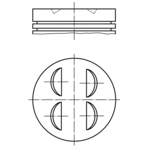 Piest MAHLE 002 74 01 - obr. 1