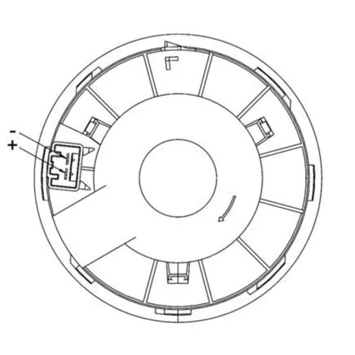 Vnútorný ventilátor MAHLE AB 264 000P - obr. 1