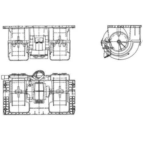 Vnútorný ventilátor MAHLE AB 276 000P - obr. 1