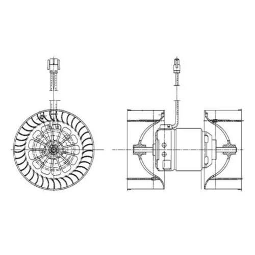 Vnútorný ventilátor MAHLE AB 55 000P - obr. 1