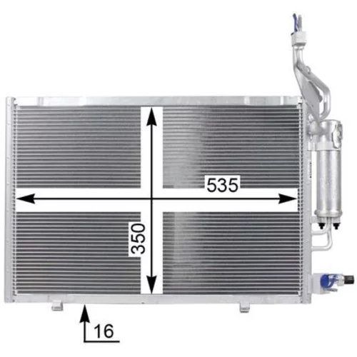 Kondenzátor klimatizácie MAHLE AC 23 000P - obr. 6