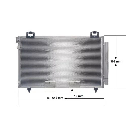 Kondenzátor klimatizácie MAHLE AC 814 000S - obr. 11