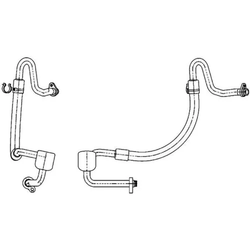 Nízkotlakové vedenie klimatizácie MAHLE AP 121 000P - obr. 1
