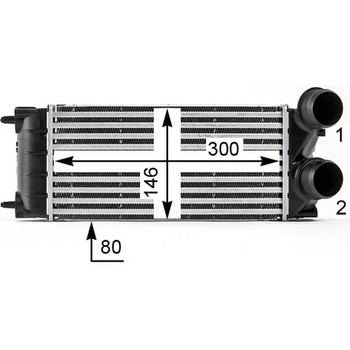 Chladič plniaceho vzduchu MAHLE CI 528 000P - obr. 10