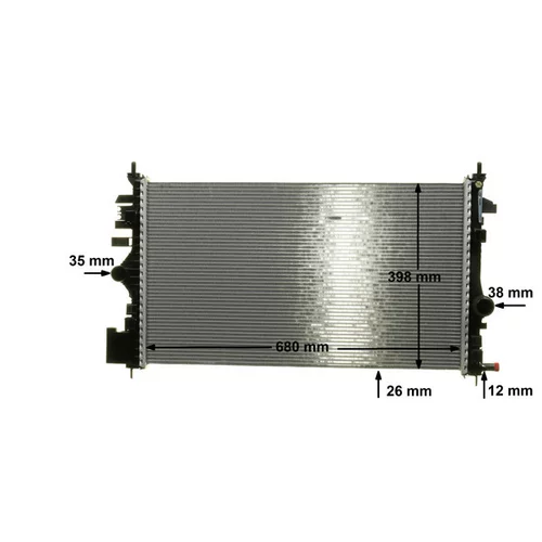 Chladič motora MAHLE CR 1102 000P - obr. 16