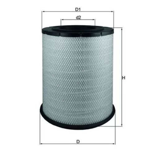 Vzduchový filter MAHLE LX 1587