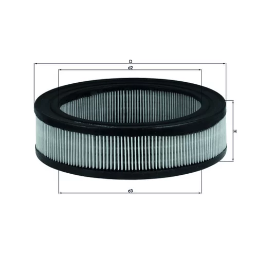 Vzduchový filter MAHLE LX 167