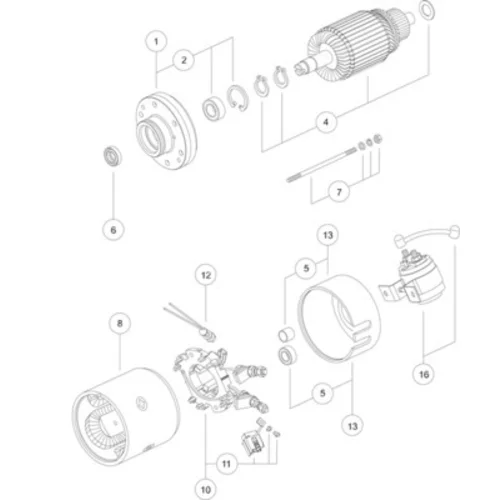 Elektromotor MAHLE MM 159 - obr. 2