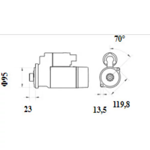 Štartér MS 1157 /MAHLE/ - obr. 3