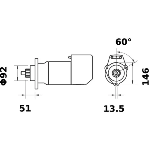 Štartér MAHLE MS 568 - obr. 4