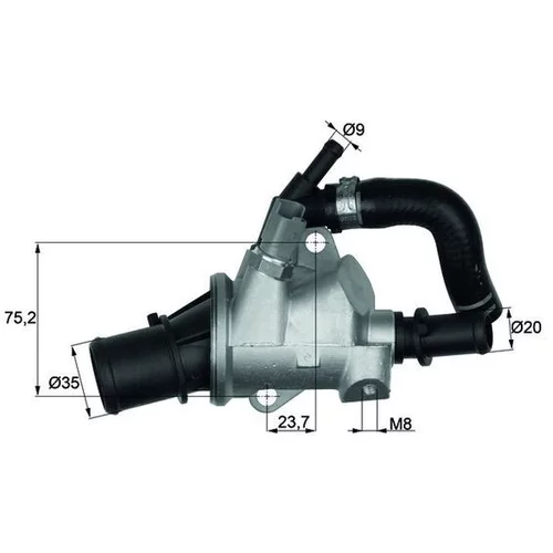 Termostat chladenia MAHLE TI 145 88