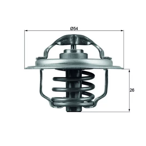 Termostat chladenia MAHLE TX 111 87D - obr. 2