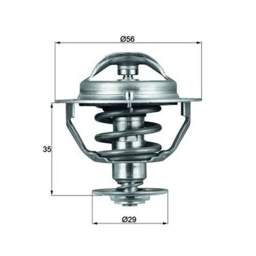 Termostat chladenia MAHLE TX 73 82D - obr. 2