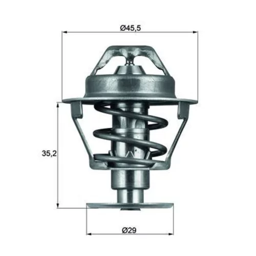 Termostat chladenia MAHLE TX 81 89D - obr. 2