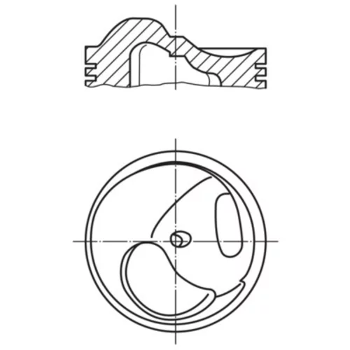 Piest MAHLE 002 33 10 - obr. 1