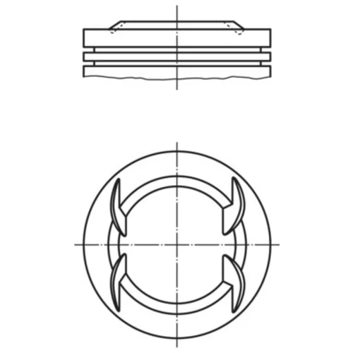 Piest MAHLE 012 23 00 - obr. 1