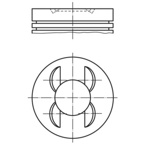 Piest 028 PI 00153 000 /MAHLE/ - obr. 1