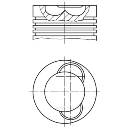 Piest MAHLE 227 37 10 - obr. 1