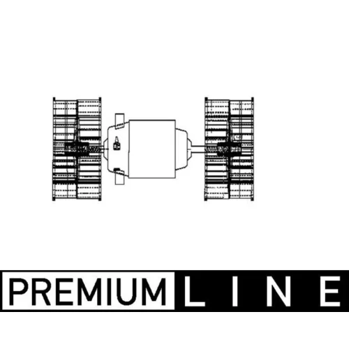 Vnútorný ventilátor MAHLE AB 77 000P