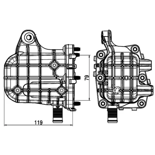 Chladič pre recirkuláciu plynov MAHLE CE 4 000P - obr. 1