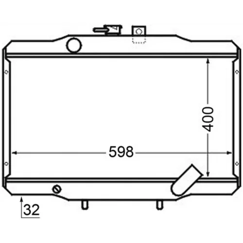 Chladič motora MAHLE CR 141 000S