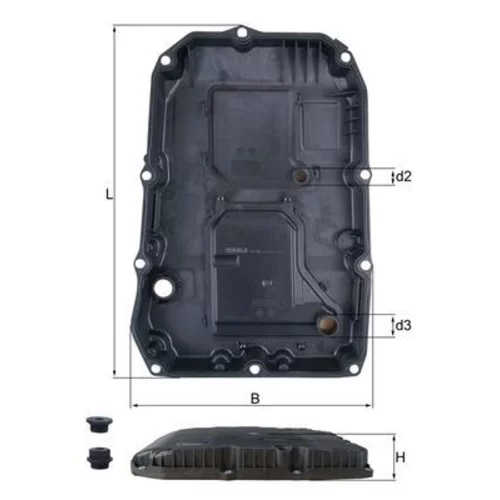 Olejová vaňa automatickej prevodovky MAHLE HX 196 KIT