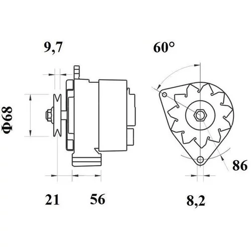 Alternátor MAHLE MG 188 - obr. 4