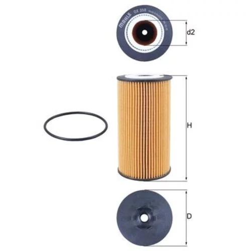 Olejový filter MAHLE OX 358D