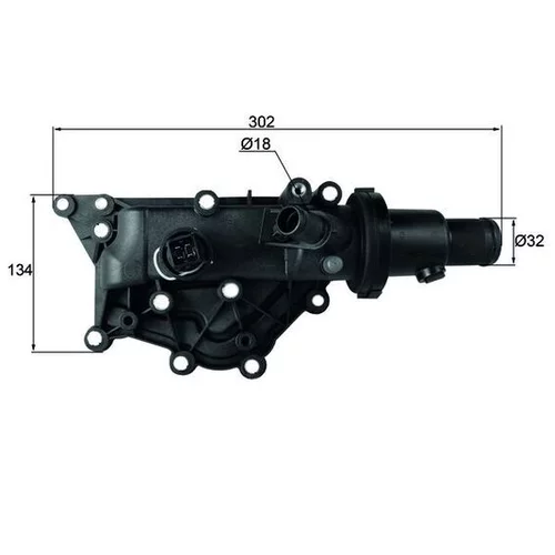 Termostat chladenia TH 60 89 /MAHLE/ - obr. 1