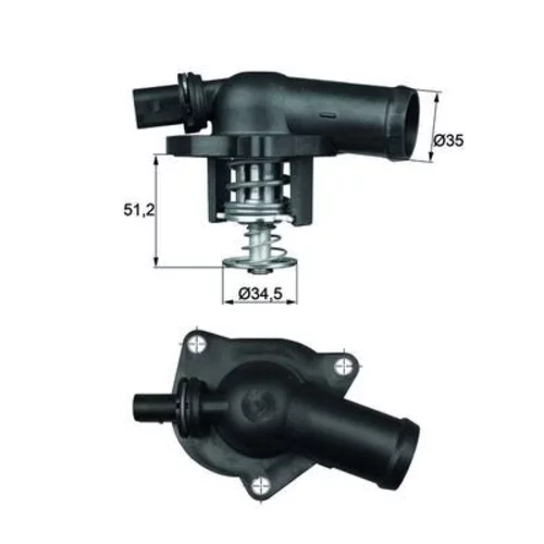 Termostat chladenia MAHLE TI 17 109