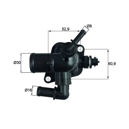 Termostat chladenia MAHLE TI 251 88D - obr. 2