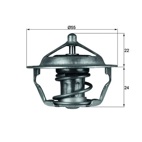 Termostat chladenia MAHLE TX 101 83D